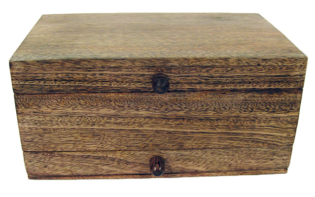 Mango Wood Plain Vanity Box - Click Image to Close
